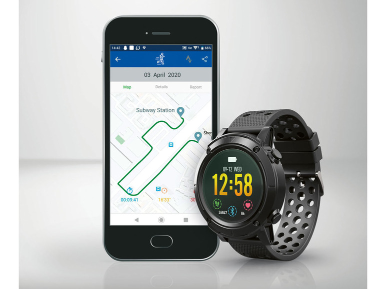 Ga naar volledige schermweergave: SILVERCREST® Smartwatch met GPS - afbeelding 5