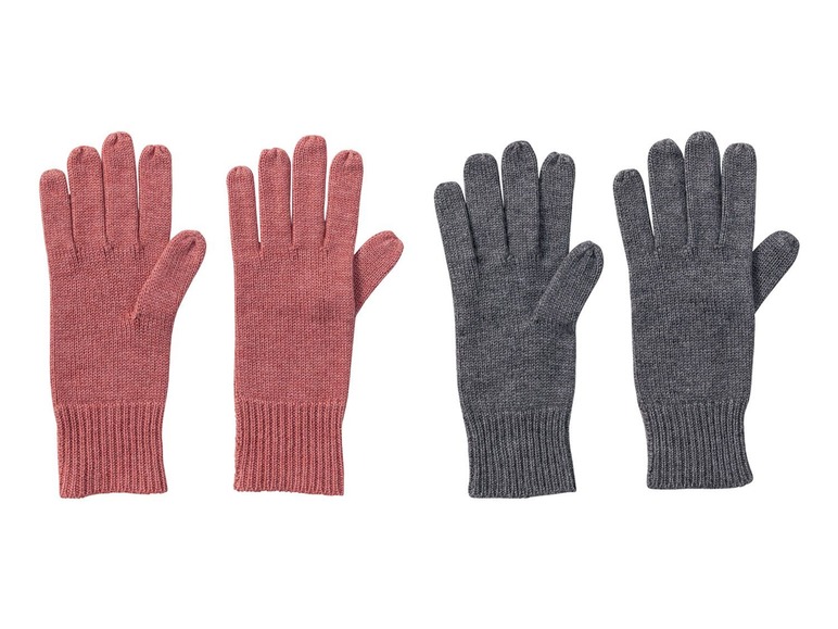 Ga naar volledige schermweergave: esmara Dames kasjmier-handschoenen - afbeelding 1