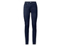 Donkerblauwe skinny jeans voor dames.
