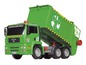 Groen MAN-afvalwagen met recyclinglogo, speelgoed van Dickie Toys.