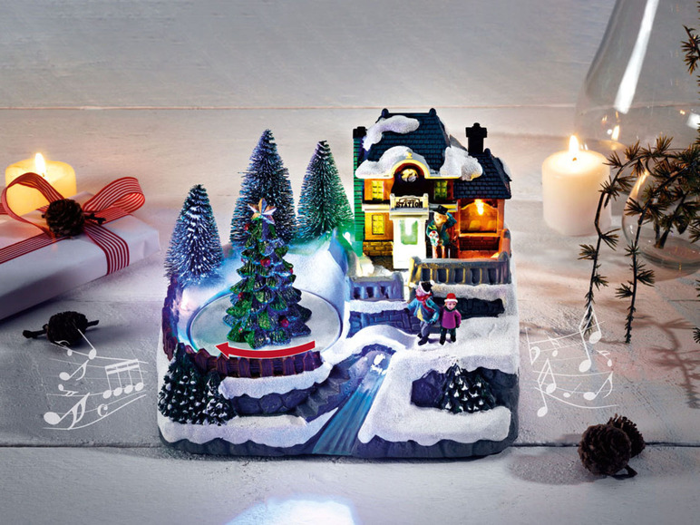 Ga naar volledige schermweergave: Livarno Home LED-kerstdorp - afbeelding 3