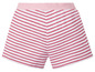 Rode en witte gestreepte shorts voor meisjes.