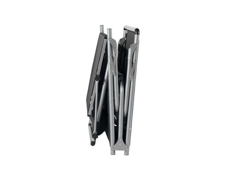 Ga naar volledige schermweergave: florabest Aluminium ligstoel met zonnedak grijs XXL - afbeelding 5