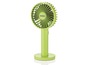 Een groene draagbare ventilator van Unold.
