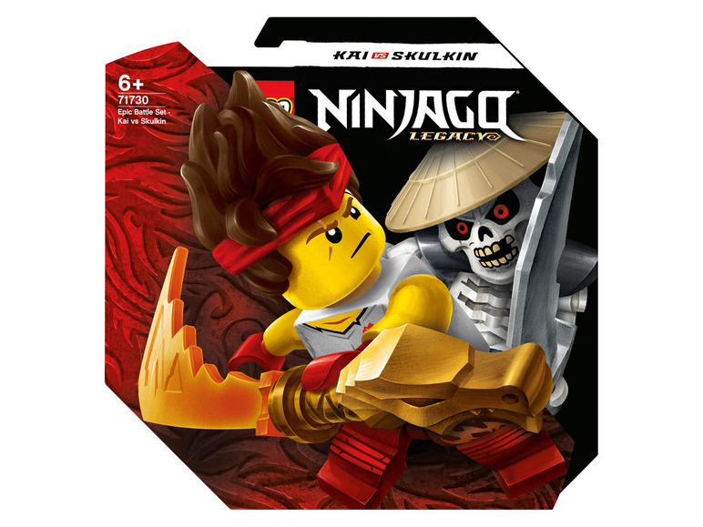 Ga naar volledige schermweergave: LEGO® NINJAGO Battle set - Kai tegen Skulkin (71730) - afbeelding 2