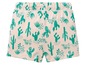 Zachte roze shorts met een cactusprint.