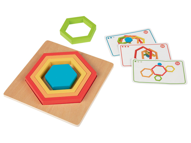 Ga naar volledige schermweergave: Playtive Educatieve houten puzzel Montessori - afbeelding 7