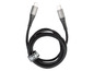 Zwarte USB-C naar Lightning-kabel van TRONIC.