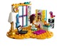 LEGO Friends set met een pop, een muziekinstrument en een laptop.