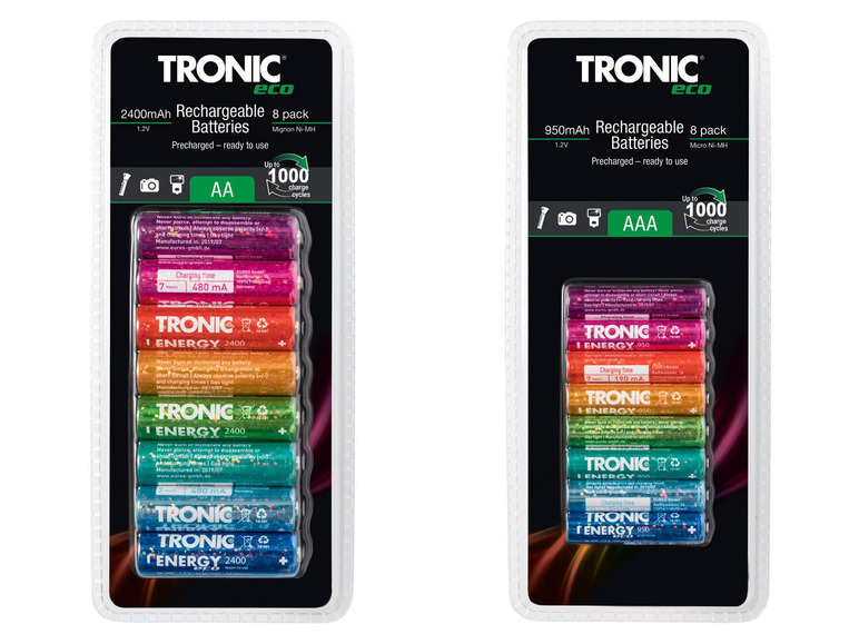 Ga naar volledige schermweergave: TRONIC Oplaadbare batterijen - afbeelding 1