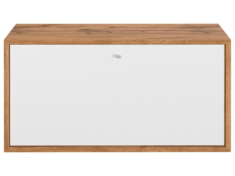 Ga naar volledige schermweergave: LIVARNO LIVING Hangkast met deur 76 x 38 cm eikenlook/wit - afbeelding 2