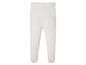 Witte gebreide broek voor baby's