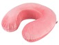 Een roze nek kussen voor reizen.