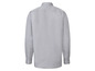 Een grijs overhemd met lange mouwen.