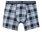 Blauw-wit geruite boxershorts van California Beach.