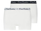 Twee witte Pierre Cardin boxershorts.