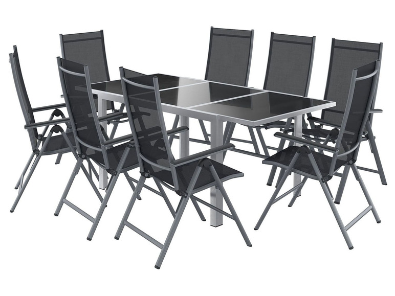 Ga naar volledige schermweergave: florabest 2 aluminium standenstoelen grijs - afbeelding 7