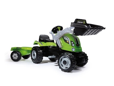 SMOBY Tractor Farmer XL met shovel