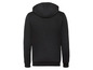 Zwarte hoodie met capuchon.