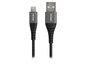 Twee zwarte Lightning-USB kabels van het merk TRONIC.