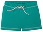 Turquoise shorts met witte trekkoord