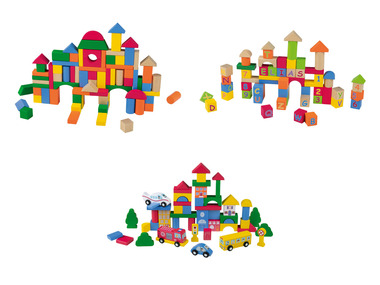 Playtive Houten bouwblokkenset