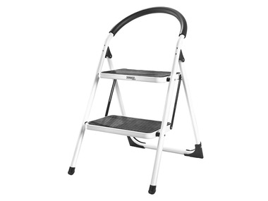 POWERFIX Huishoudtrap, staal, 2 tredes