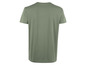 Een groene T-shirt met korte mouwen.