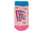 Roze sokken met een L.O.L. Surprise! ontwerp.