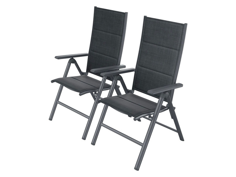 Ga naar volledige schermweergave: FLORABEST® 2 aluminium gevoerde standenstoelen - afbeelding 1