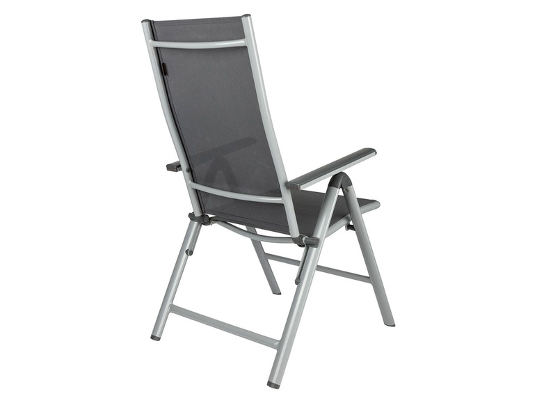 Ga naar volledige schermweergave: florabest 2 aluminium standenstoelen grijs - afbeelding 4