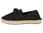 Zwarte espadrilles met een strik