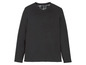 Zwart longsleeve shirt met een geruite voering.