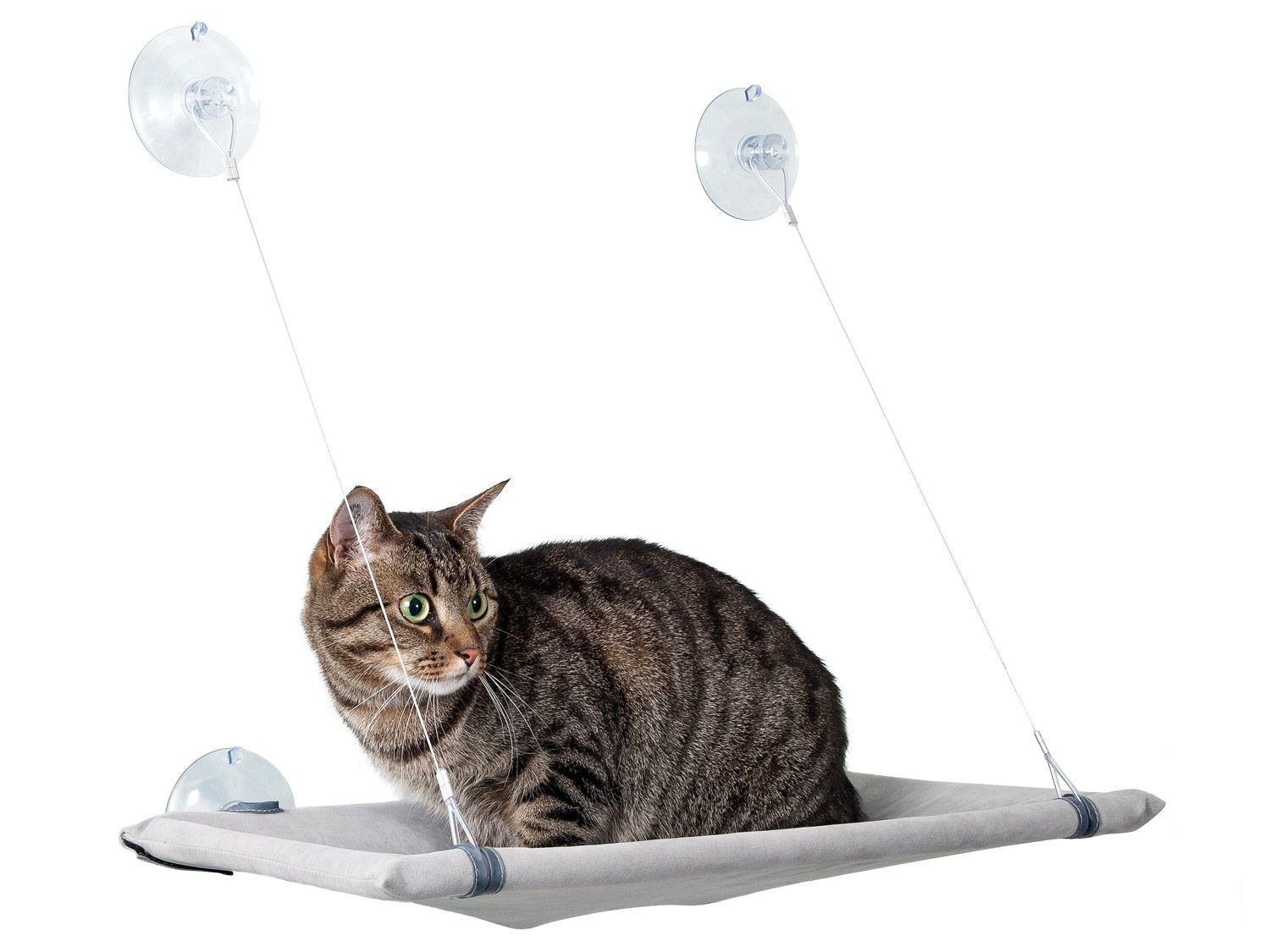 Kattenhangmat raam Window Lounger, grijs