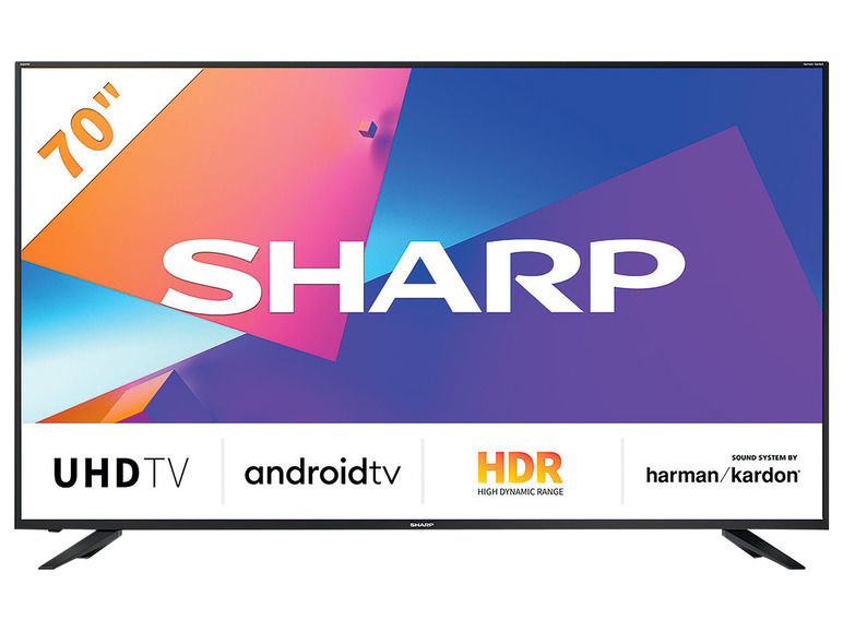 Ga naar volledige schermweergave: Sharp 70" 4K Ultra HD TV - afbeelding 2
