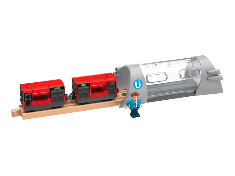Ga naar volledige schermweergave: Playtive Uitbreidingsset voor houten treinbaanset - afbeelding 10
