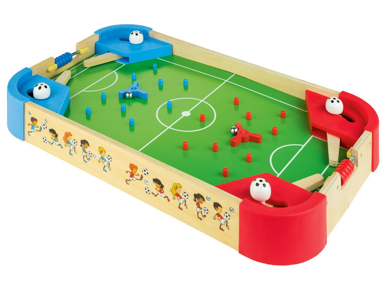 Ga naar volledige schermweergave: Playtive Houten tafelspel flip voetbal - afbeelding 1
