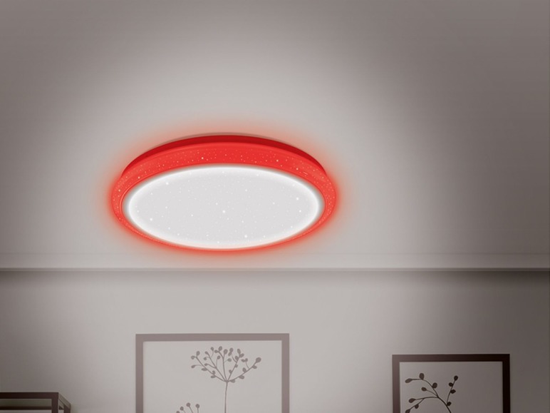 Ga naar volledige schermweergave: LIVARNO LUX® LED plafondlamp, met sterrenhemel en decoratief licht, dimmen en kleurtintregeling - afbeelding 9