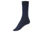 Een donkerblauwe sok.