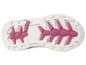 Witte sneakers met roze zool