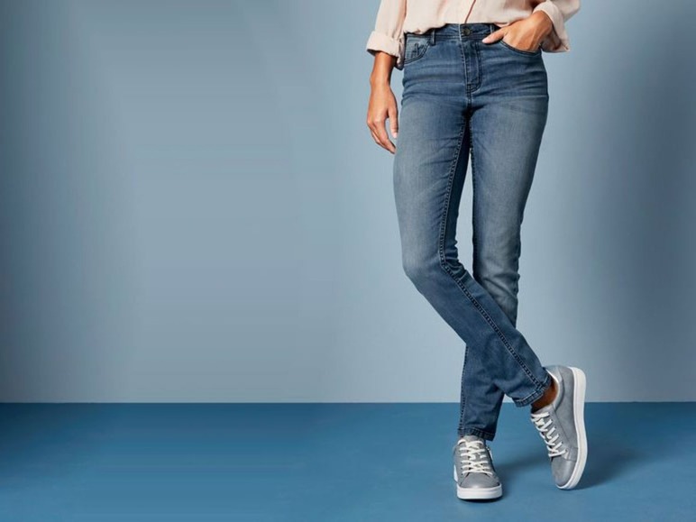 Ga naar volledige schermweergave: esmara Dames jeans slim fit - afbeelding 3