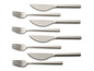 Vijf zilveren vorken en messen van Echtwerk.