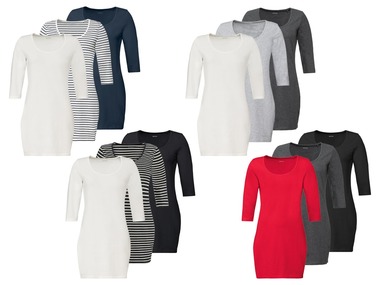 esmara® 3 dames longshirts