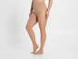 Beige panty's met hoge taille.