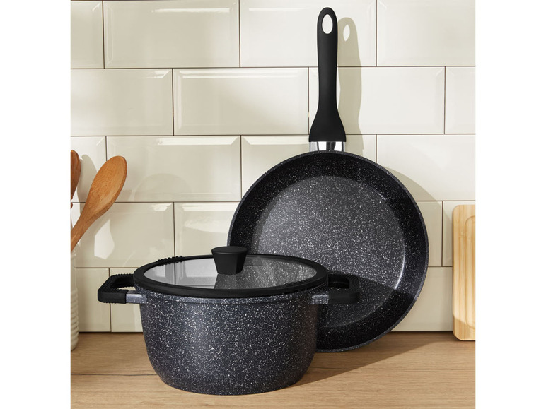 Ga naar volledige schermweergave: ERNESTO Aluminium wok- of koekenpan Ø28 cm - afbeelding 6