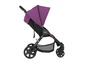 Een Britax B-Agile kinderwagen met een paarse kap.