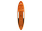 Een oranje opblaasbaar paddleboard van Aqua Marina, model Fusion DS Light Tech.
