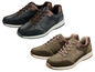 Twee paren casual sneakers in zwart en groen.