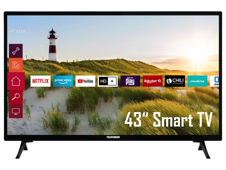 Ga naar volledige schermweergave: TELEFUNKEN LED Smart TV Full HD XF43K550 - afbeelding 4