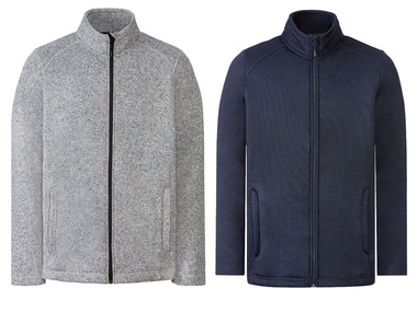LIVERGY® Gebreid fleecejack heren